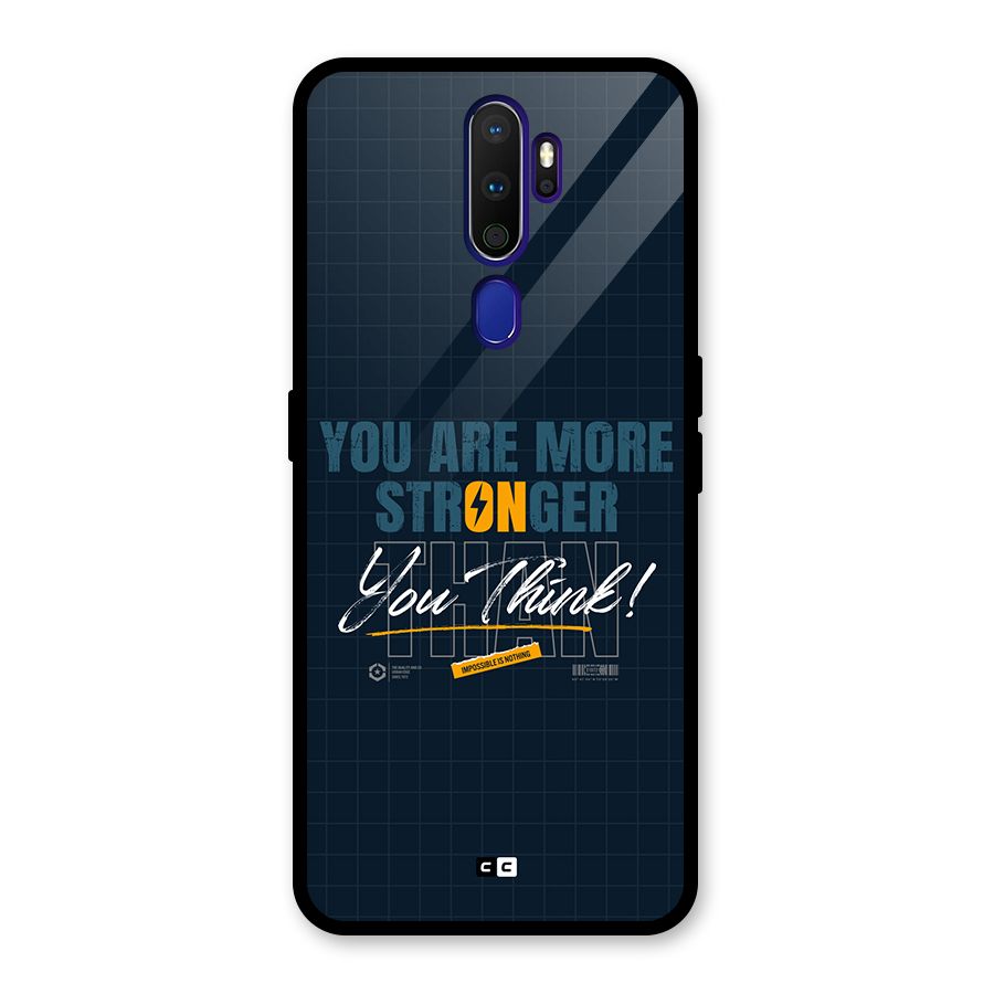 More Stronger Glass Back Case for Oppo A9 (2020)