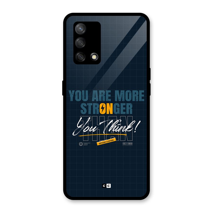 More Stronger Glass Back Case for Oppo F19