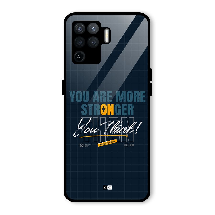 More Stronger Glass Back Case for Oppo F19 Pro