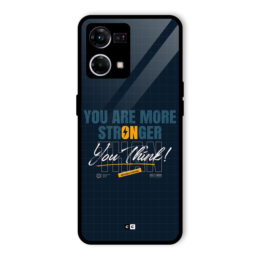 More Stronger Glass Back Case for Oppo F21s Pro 4G