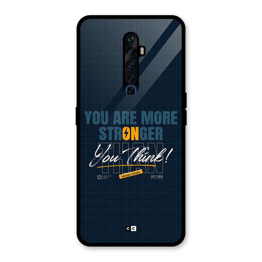 More Stronger Glass Back Case for Oppo Reno2 Z