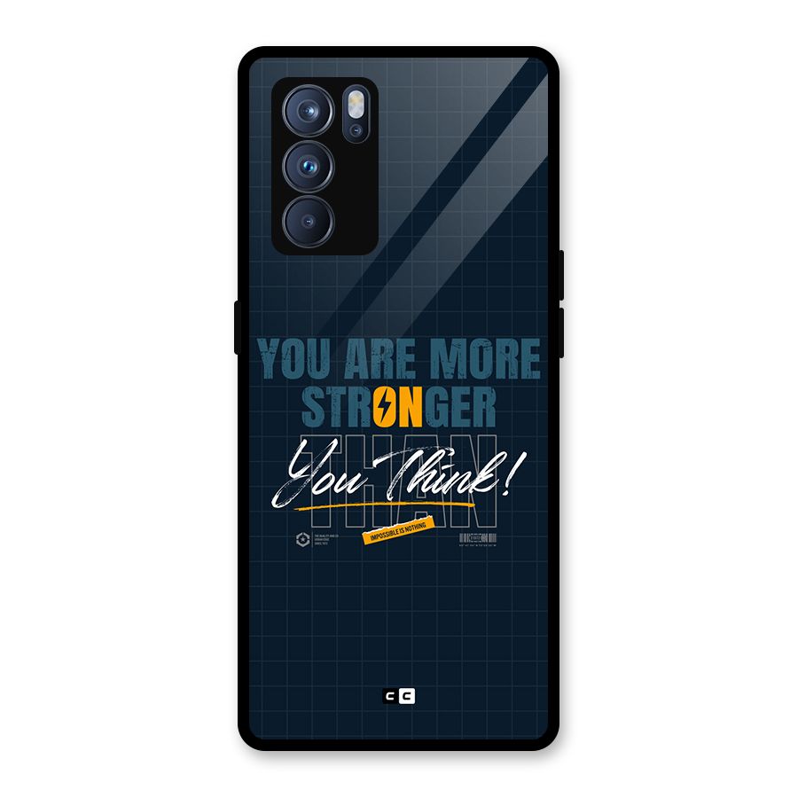 More Stronger Glass Back Case for Oppo Reno6 Pro 5G