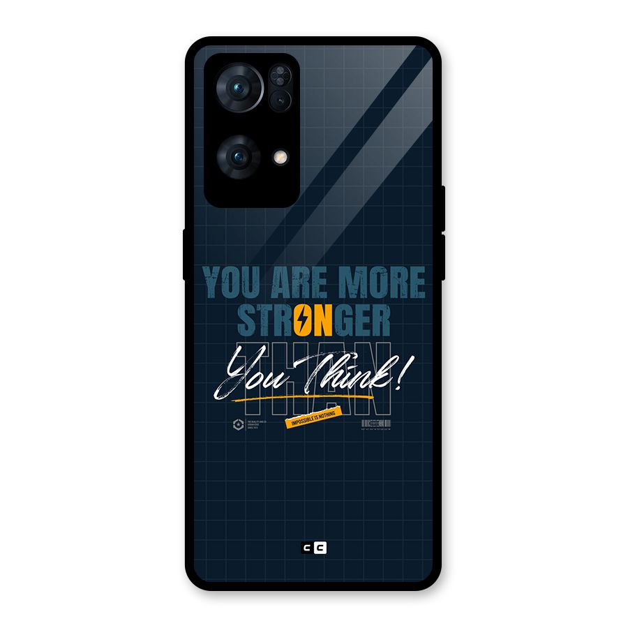 More Stronger Glass Back Case for Oppo Reno7 Pro 5G