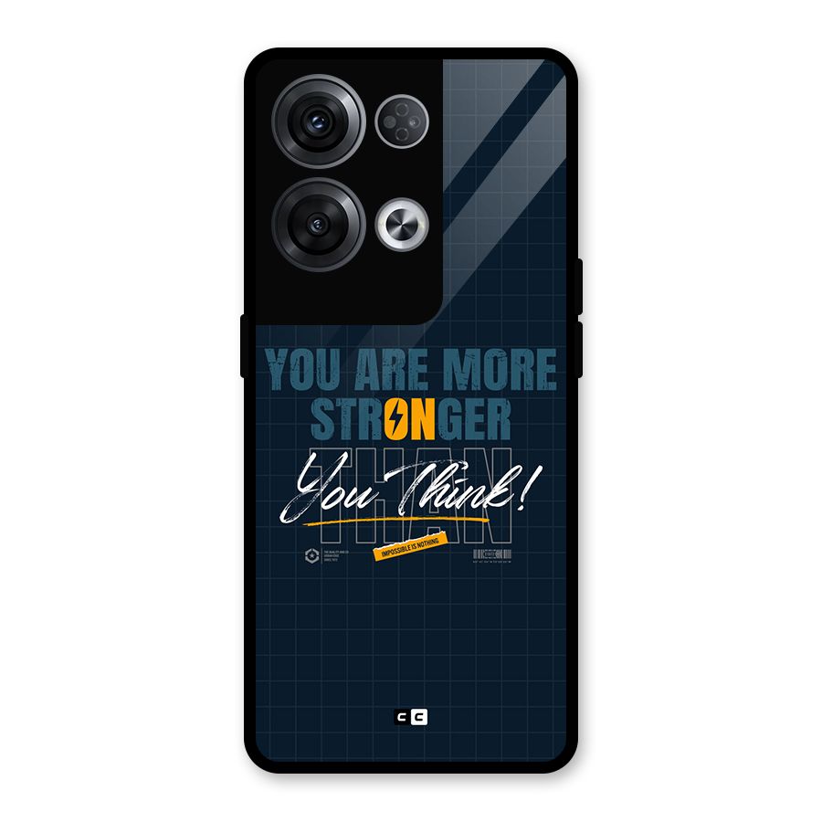 More Stronger Glass Back Case for Oppo Reno8 Pro 5G