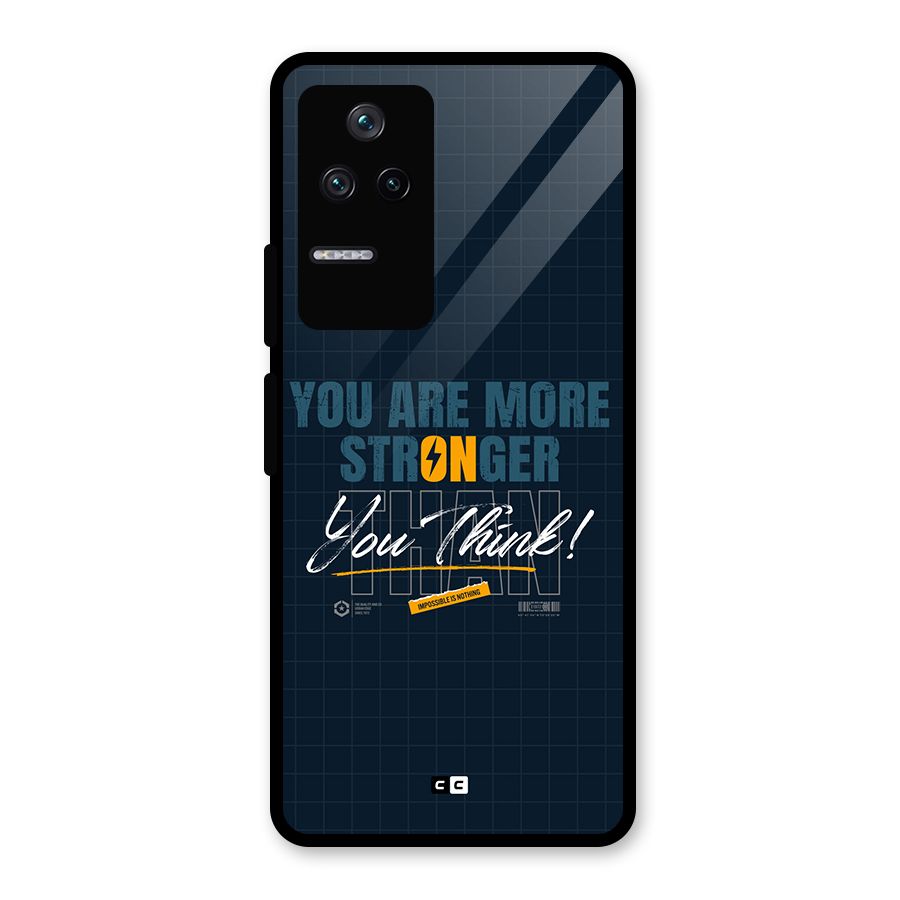 More Stronger Glass Back Case for Poco F4 5G