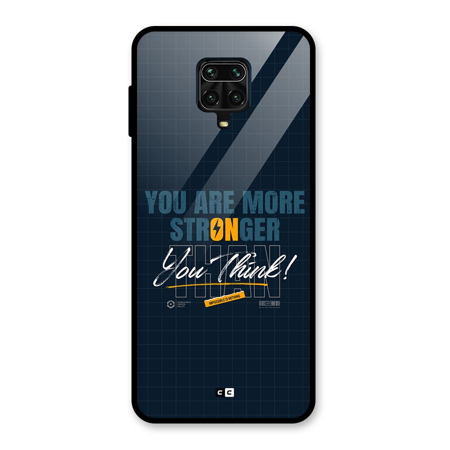 More Stronger Glass Back Case for Poco M2 Pro