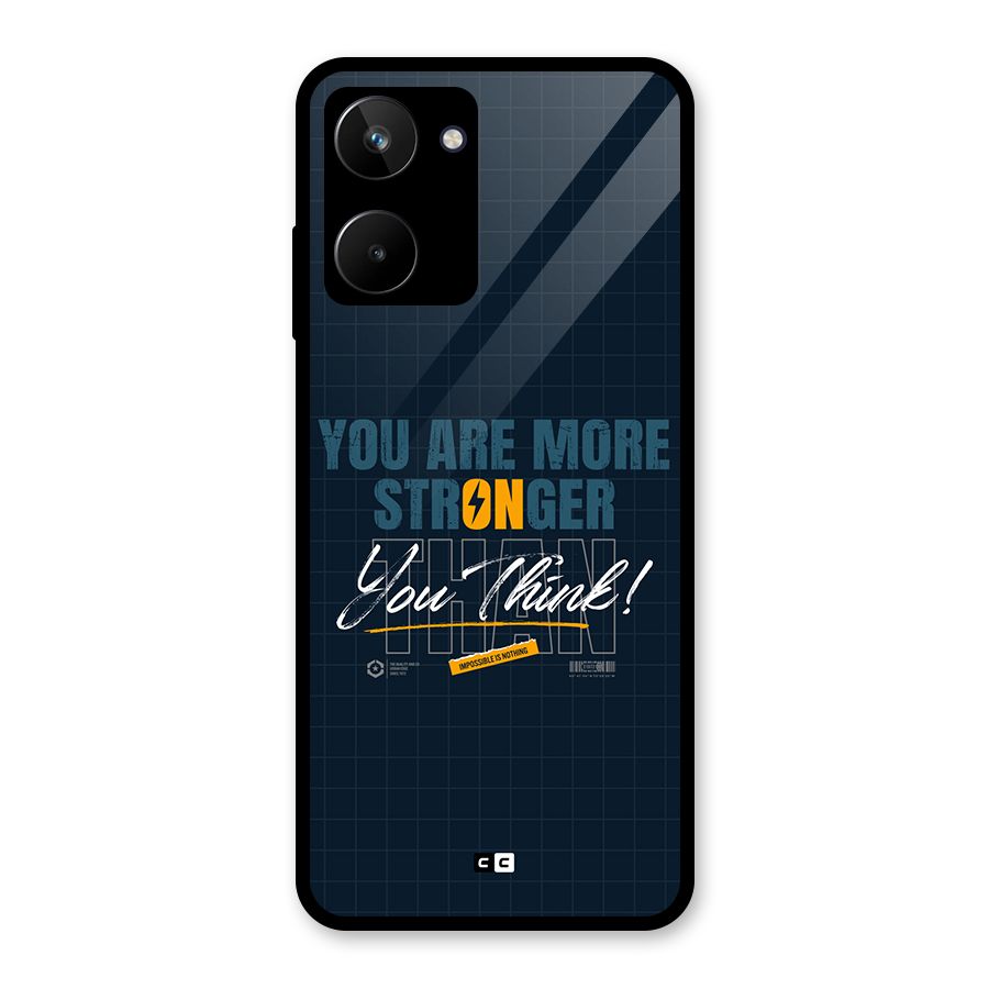 More Stronger Glass Back Case for Realme 10