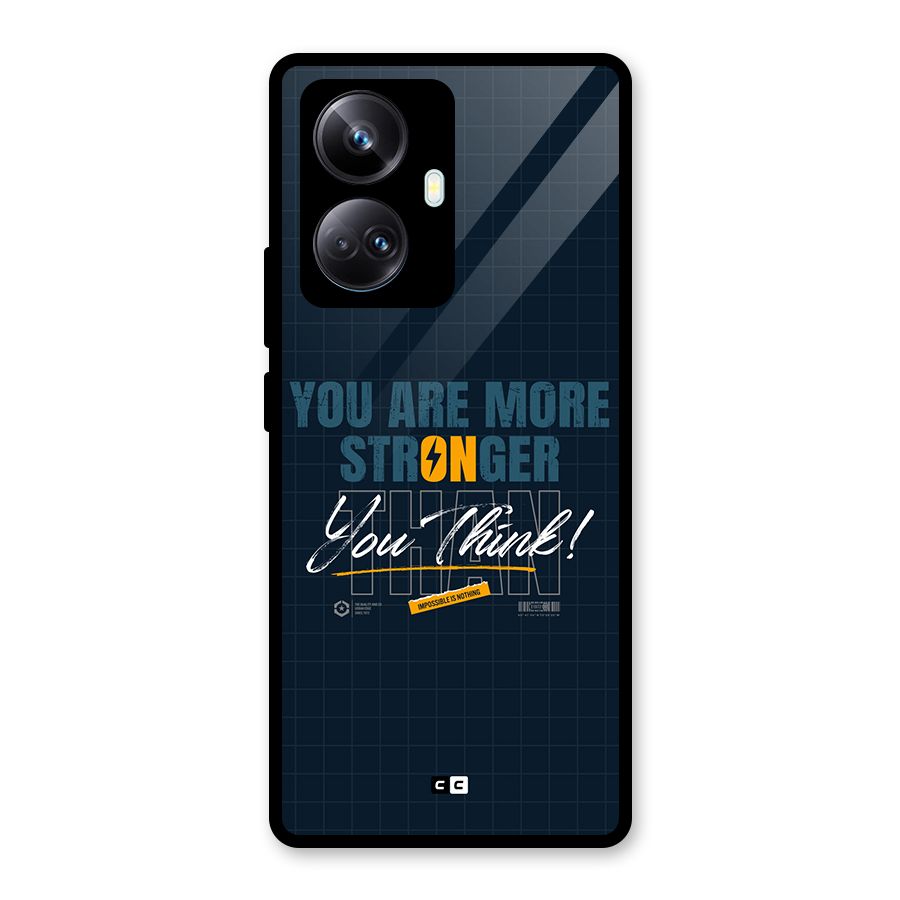 More Stronger Glass Back Case for Realme 10 Pro Plus