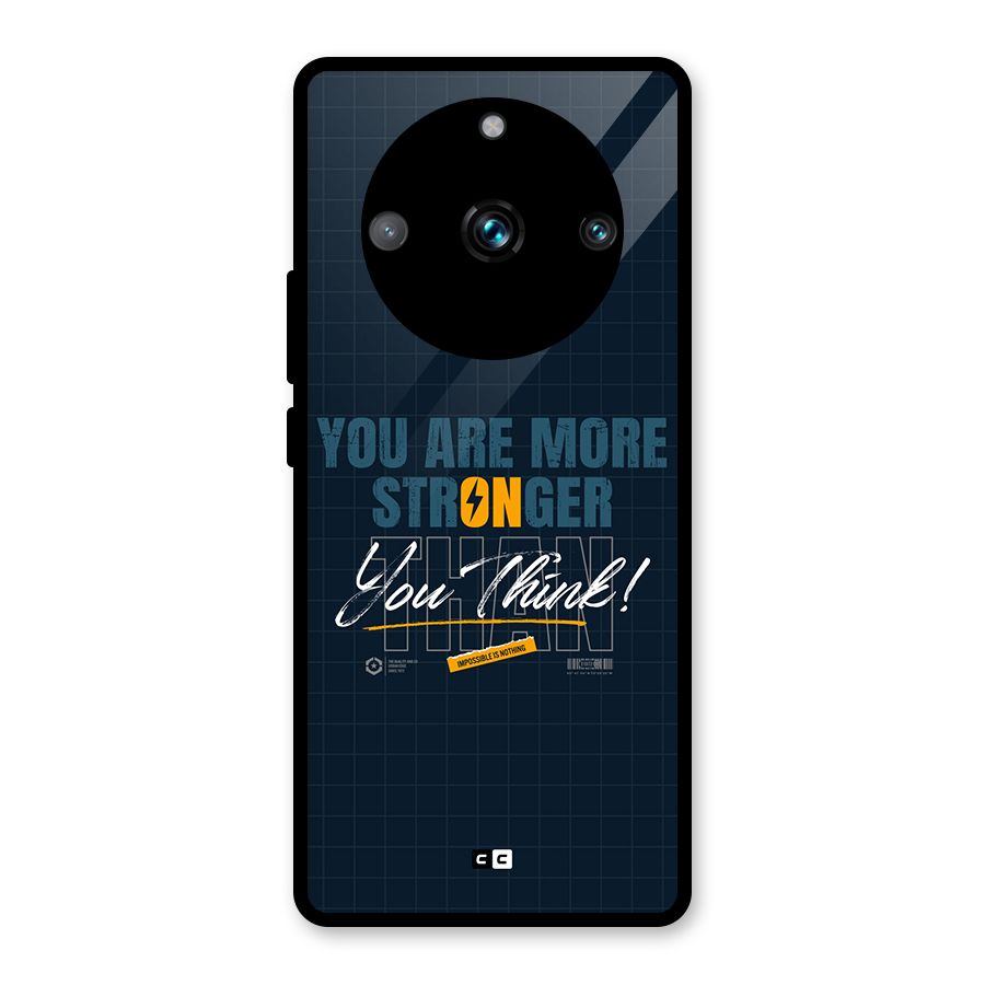 More Stronger Glass Back Case for Realme 11 Pro Plus