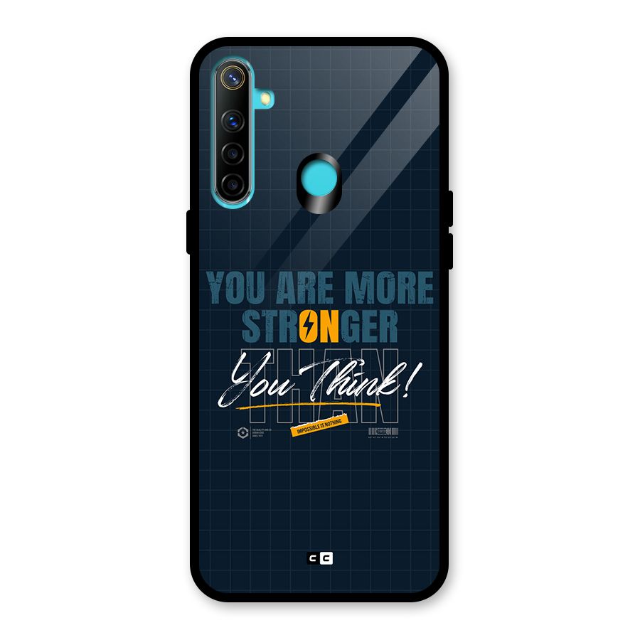 More Stronger Glass Back Case for Realme 5i