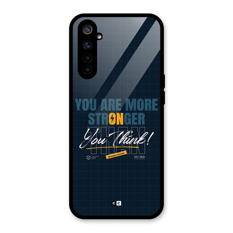 More Stronger Glass Back Case for Realme 6