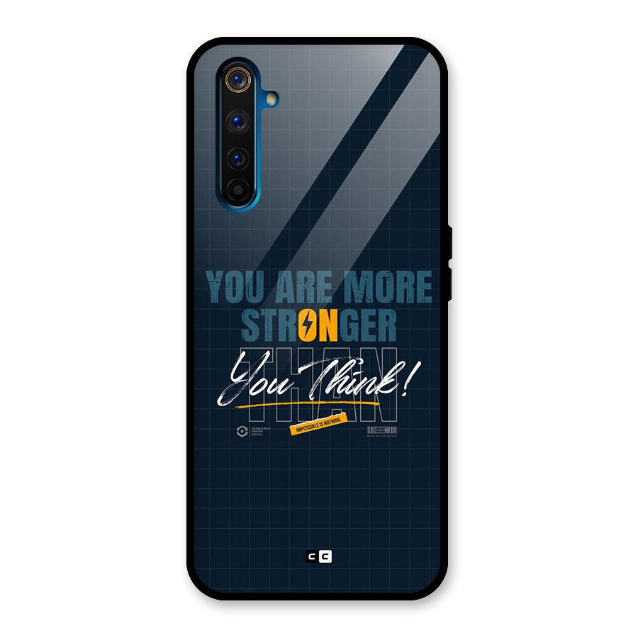 More Stronger Glass Back Case for Realme 6 Pro