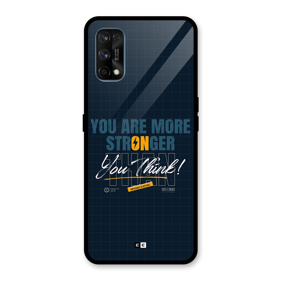 More Stronger Glass Back Case for Realme 7 Pro