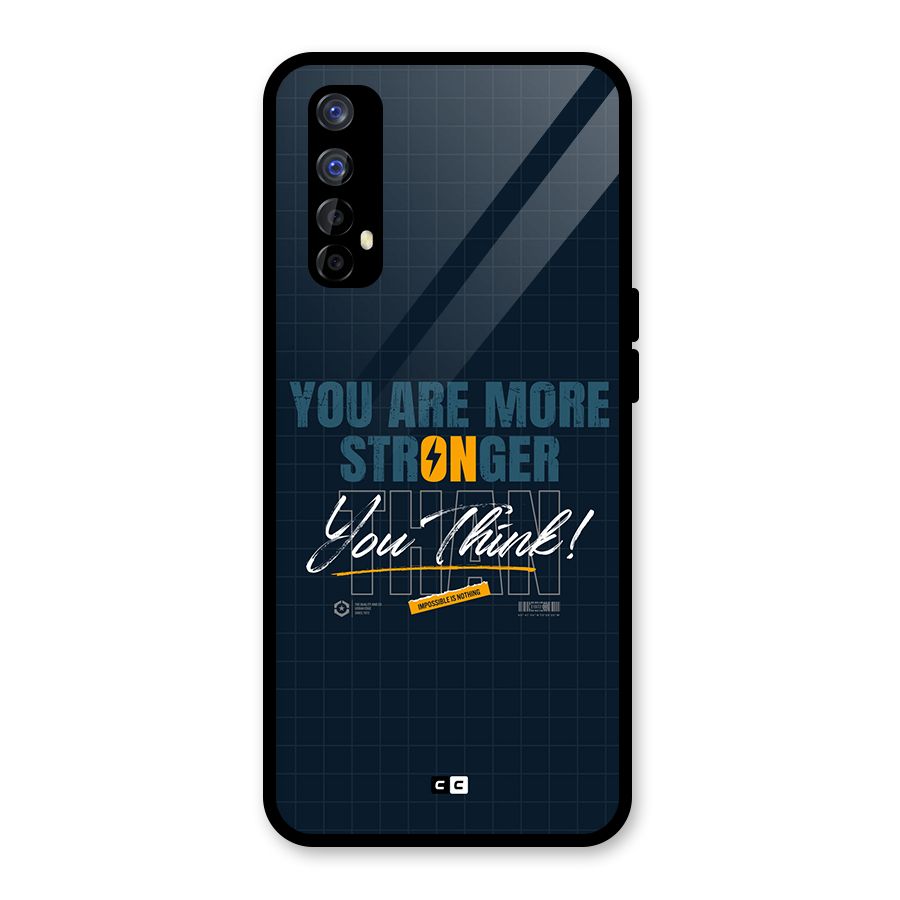More Stronger Glass Back Case for Realme Narzo 20 Pro