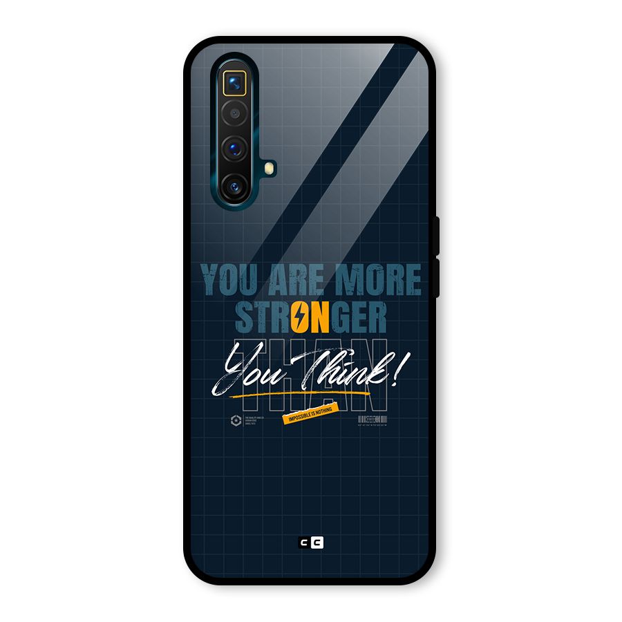 More Stronger Glass Back Case for Realme X3