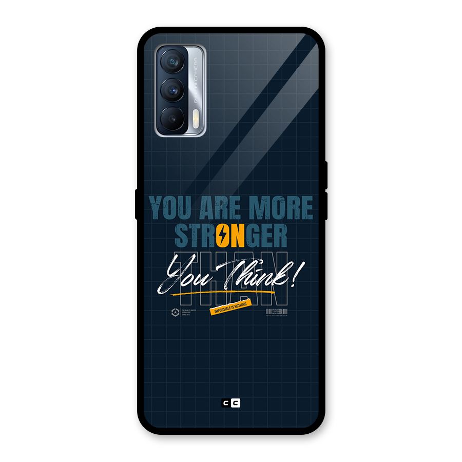 More Stronger Glass Back Case for Realme X7