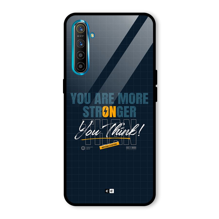 More Stronger Glass Back Case for Realme XT