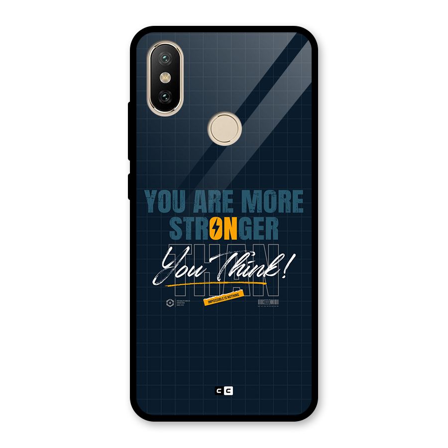 More Stronger Glass Back Case for Redmi A2