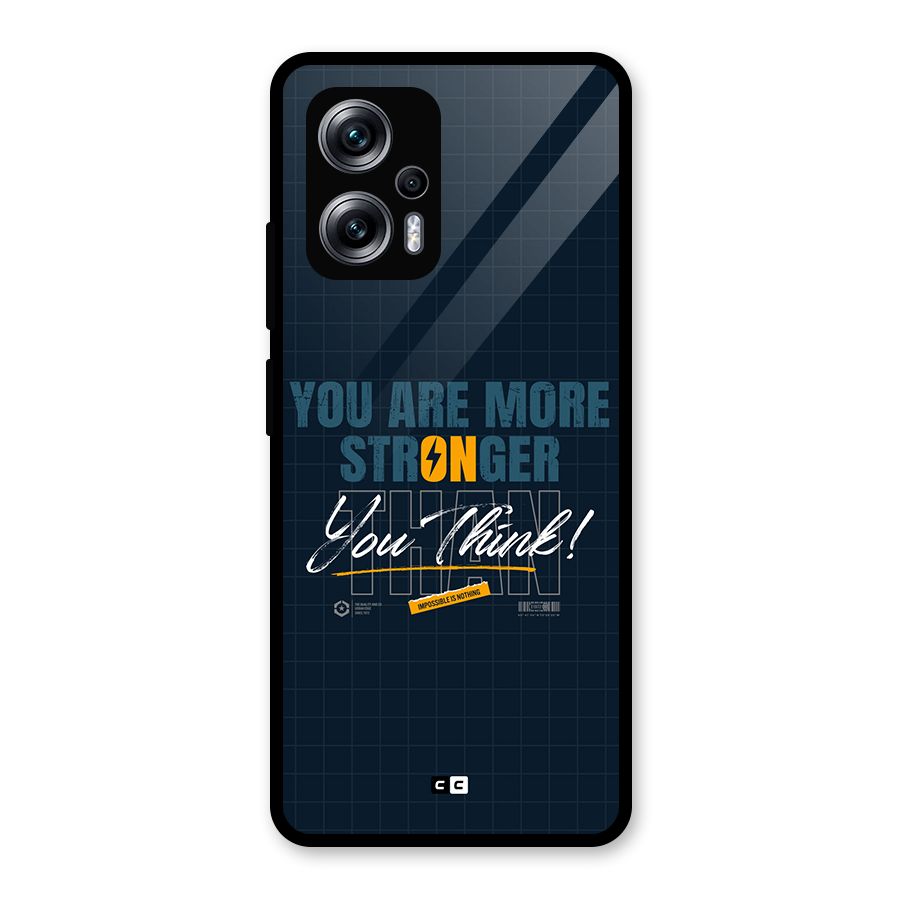 More Stronger Glass Back Case for Redmi K50i