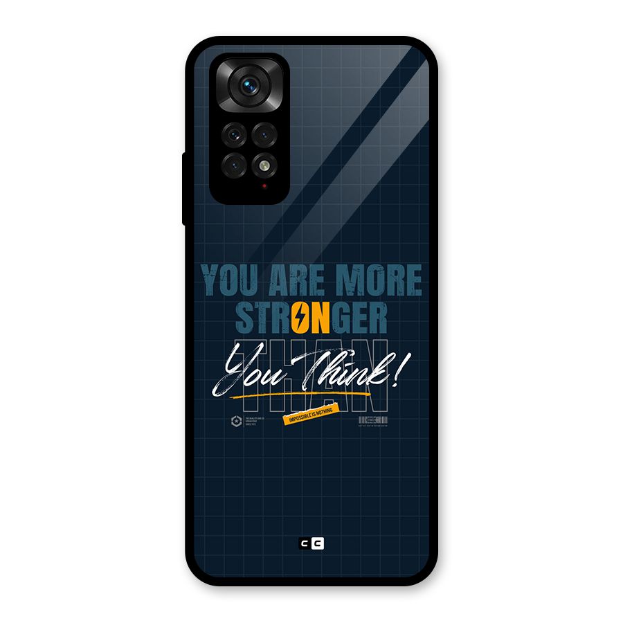 More Stronger Glass Back Case for Redmi Note 11S