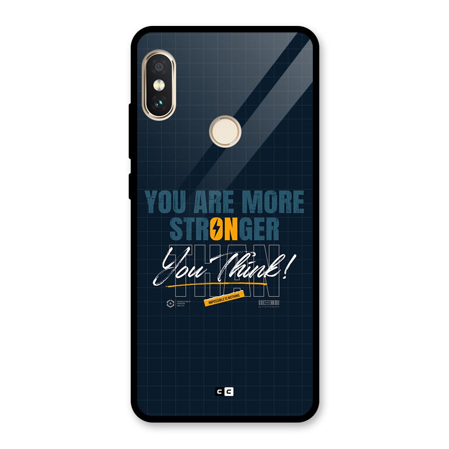 More Stronger Glass Back Case for Redmi Note 5 Pro