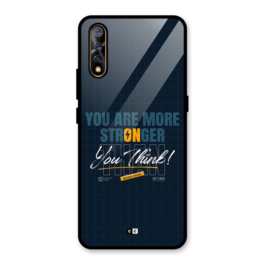 More Stronger Glass Back Case for Vivo S1