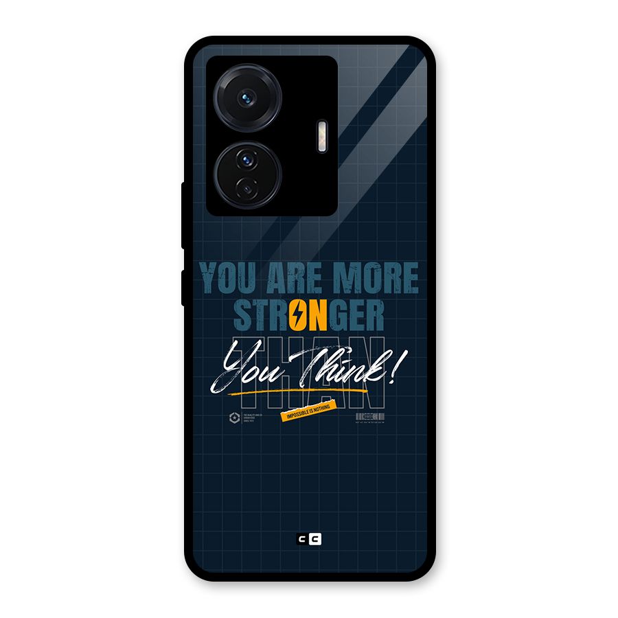 More Stronger Glass Back Case for Vivo T1 Pro