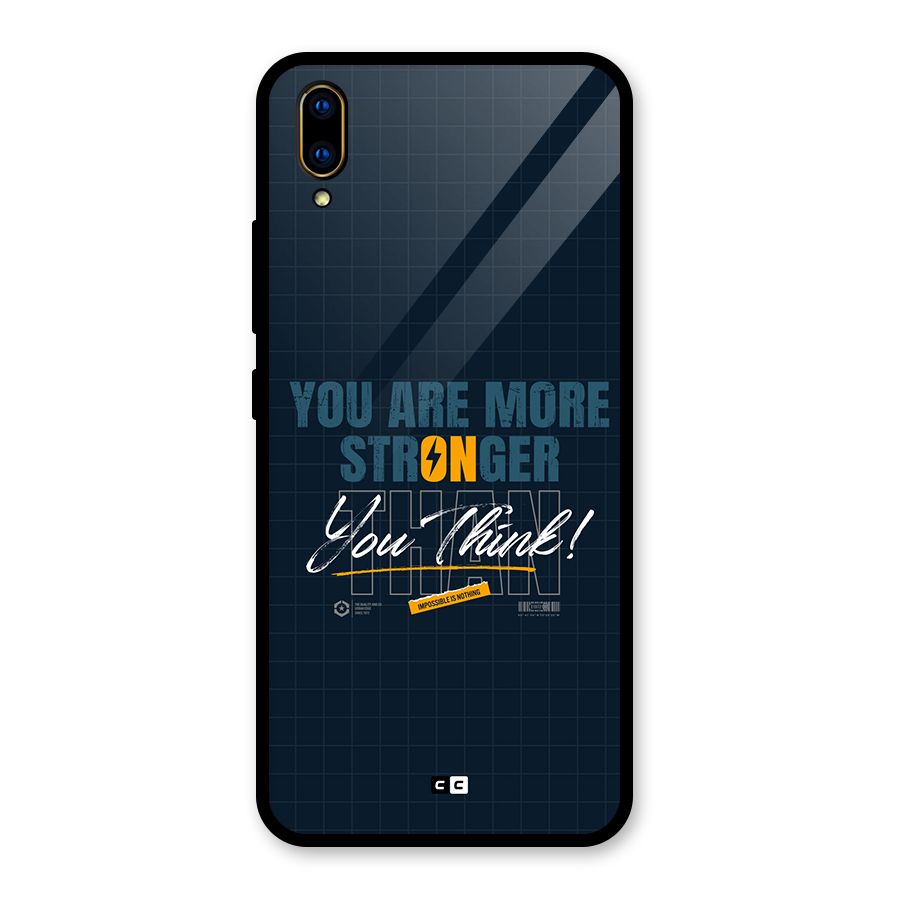 More Stronger Glass Back Case for Vivo V11 Pro