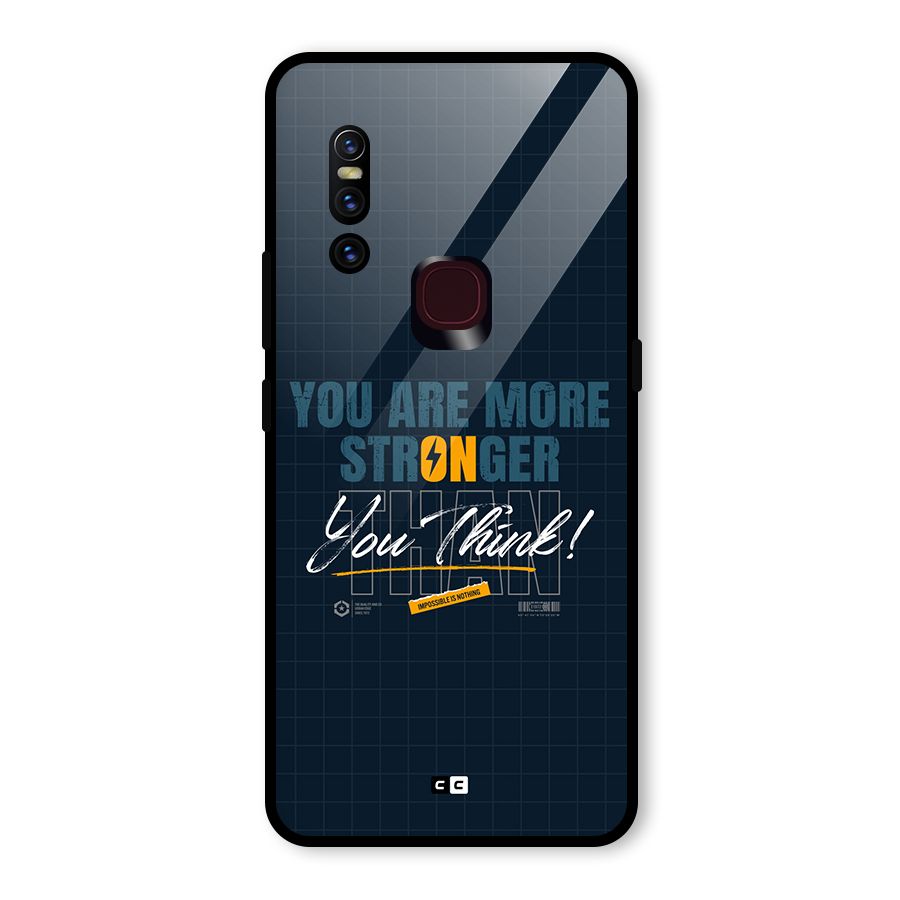 More Stronger Glass Back Case for Vivo V15