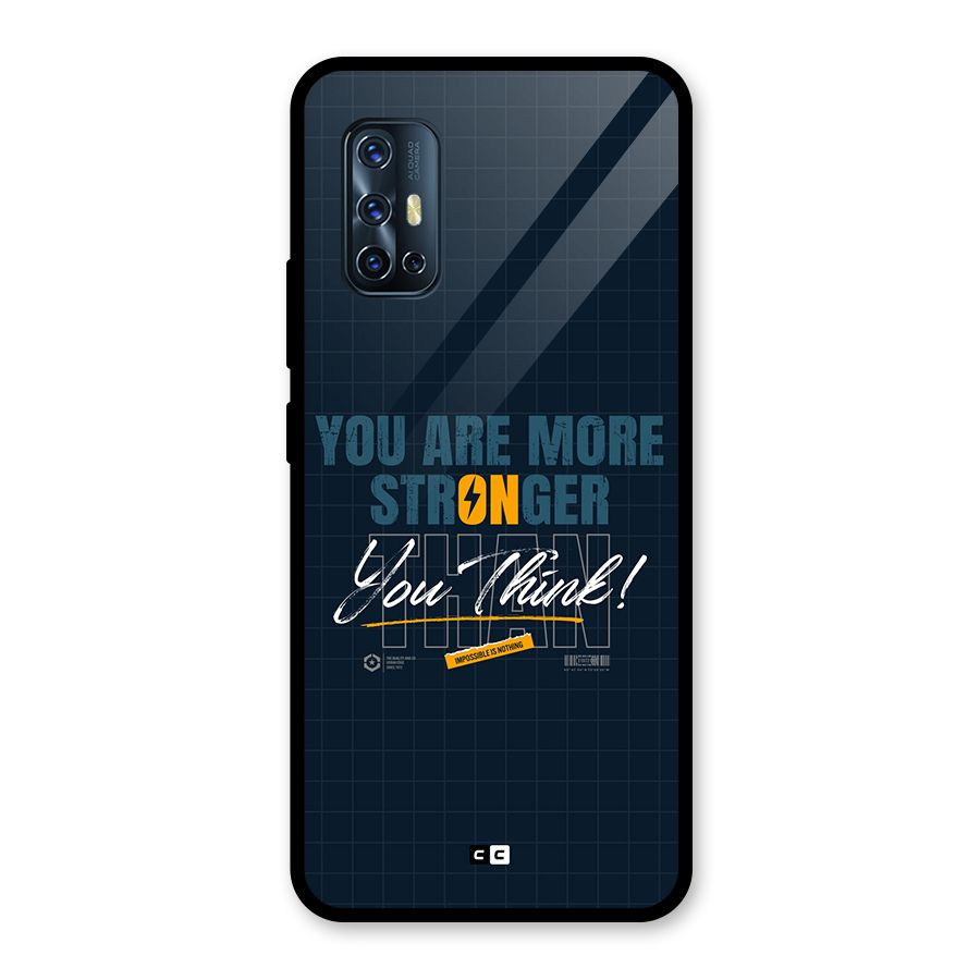 More Stronger Glass Back Case for Vivo V17