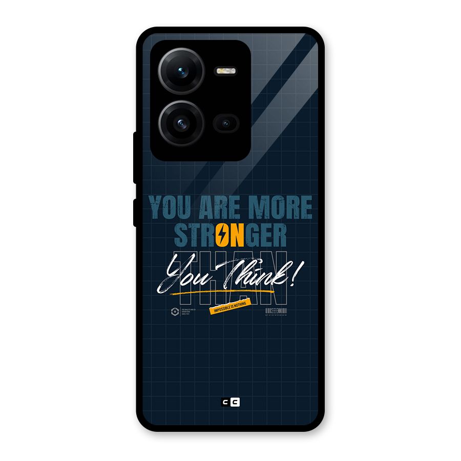 More Stronger Glass Back Case for Vivo V25