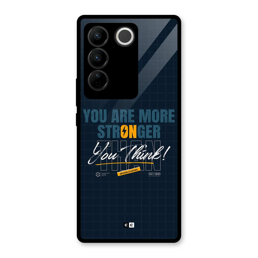 More Stronger Glass Back Case for Vivo V27