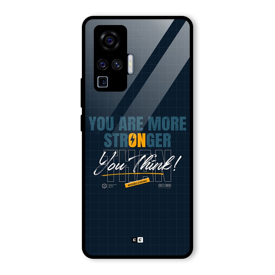 More Stronger Glass Back Case for Vivo X50 Pro