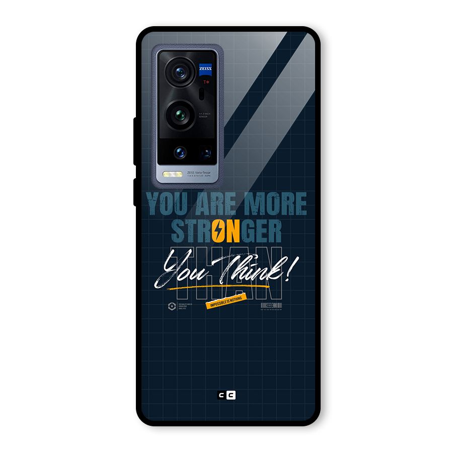 More Stronger Glass Back Case for Vivo X60 Pro Plus