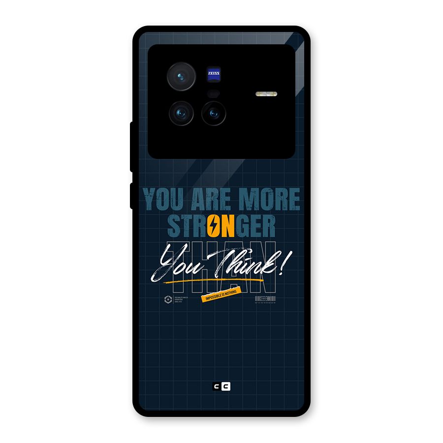 More Stronger Glass Back Case for Vivo X80