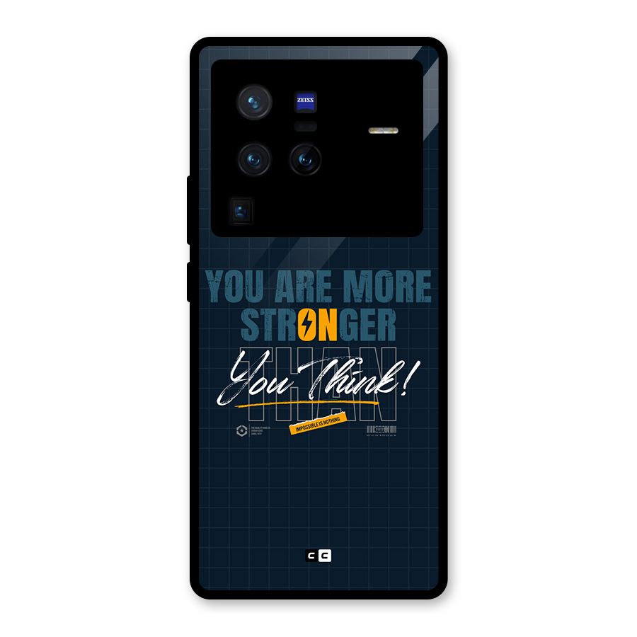 More Stronger Glass Back Case for Vivo X80 Pro