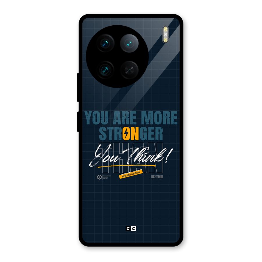 More Stronger Glass Back Case for Vivo X90 Pro