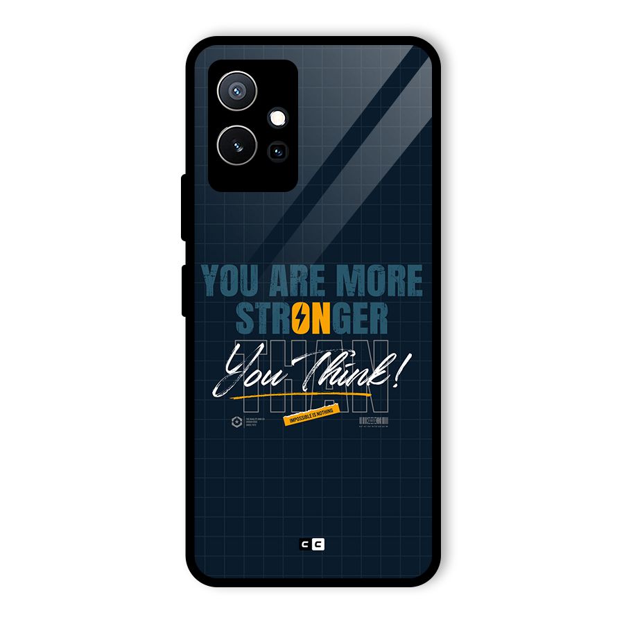 More Stronger Glass Back Case for Vivo Y75 5G