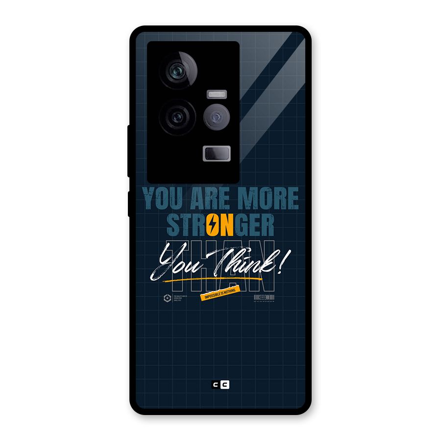 More Stronger Glass Back Case for Vivo iQOO 11 5G