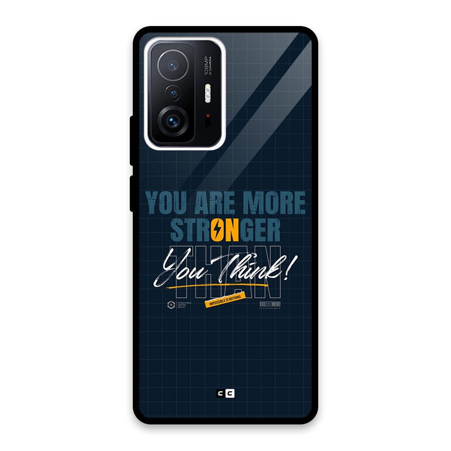 More Stronger Glass Back Case for Xiaomi 11T Pro
