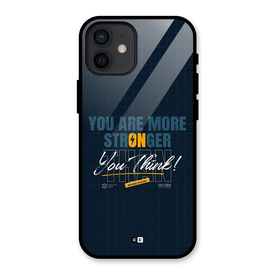 More Stronger Glass Back Case for iPhone 12