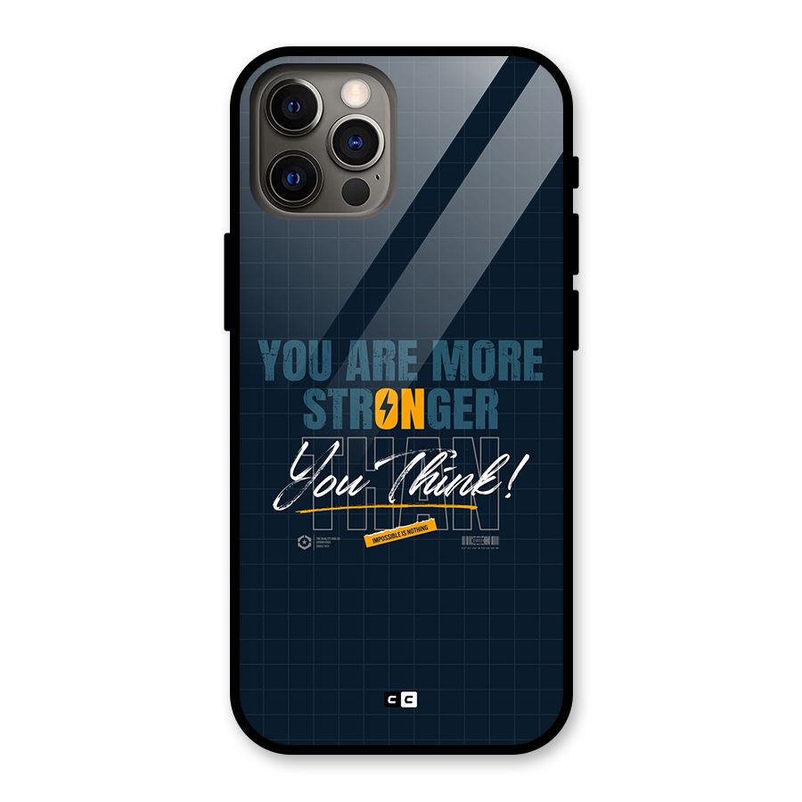 More Stronger Glass Back Case for iPhone 12 Pro