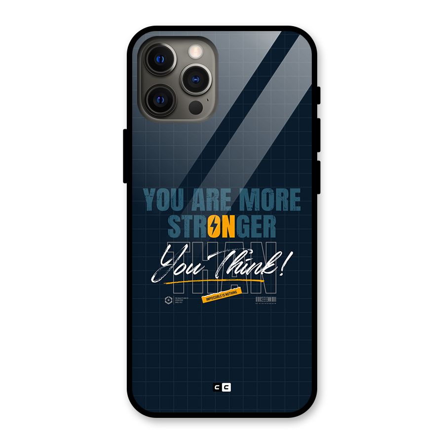 More Stronger Glass Back Case for iPhone 12 Pro Max