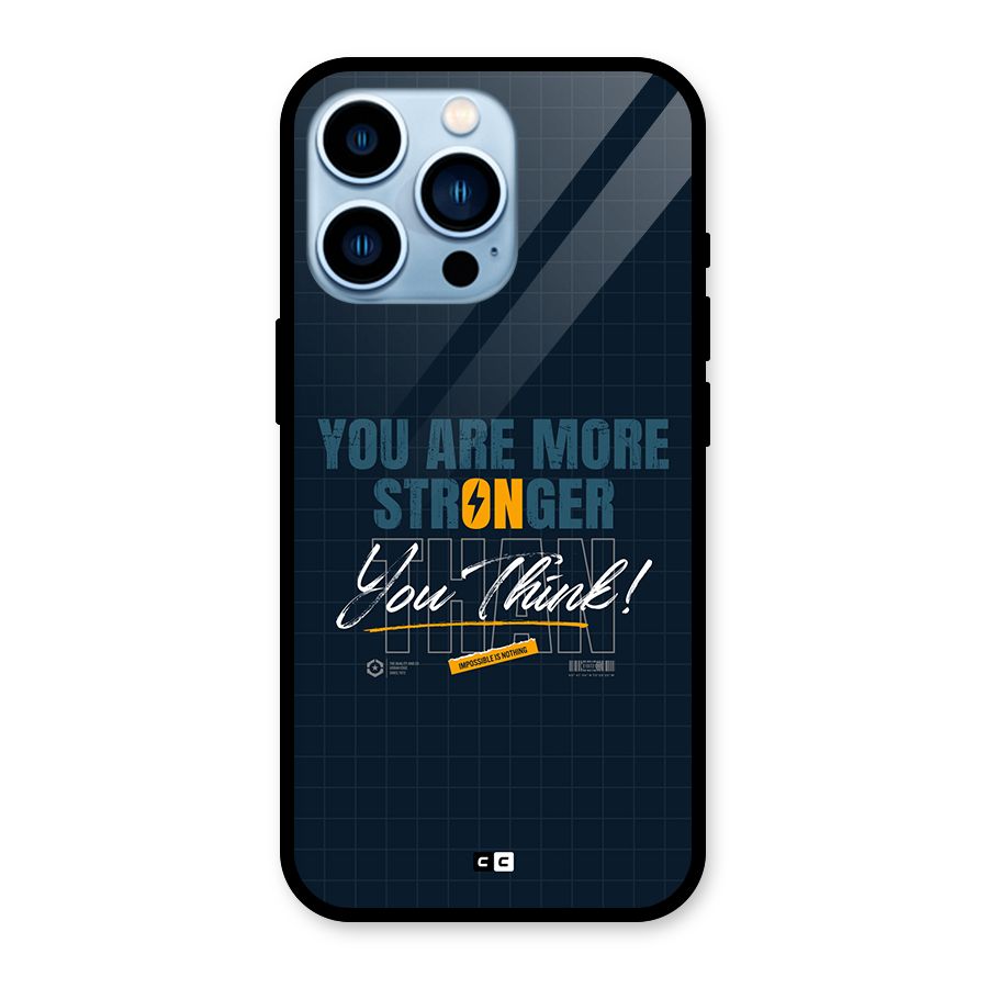 More Stronger Glass Back Case for iPhone 13 Pro
