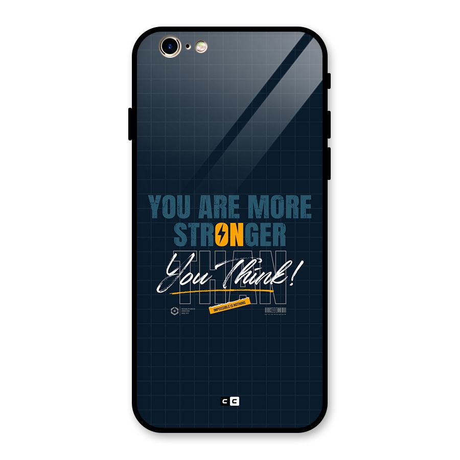 More Stronger Glass Back Case for iPhone 6 6S