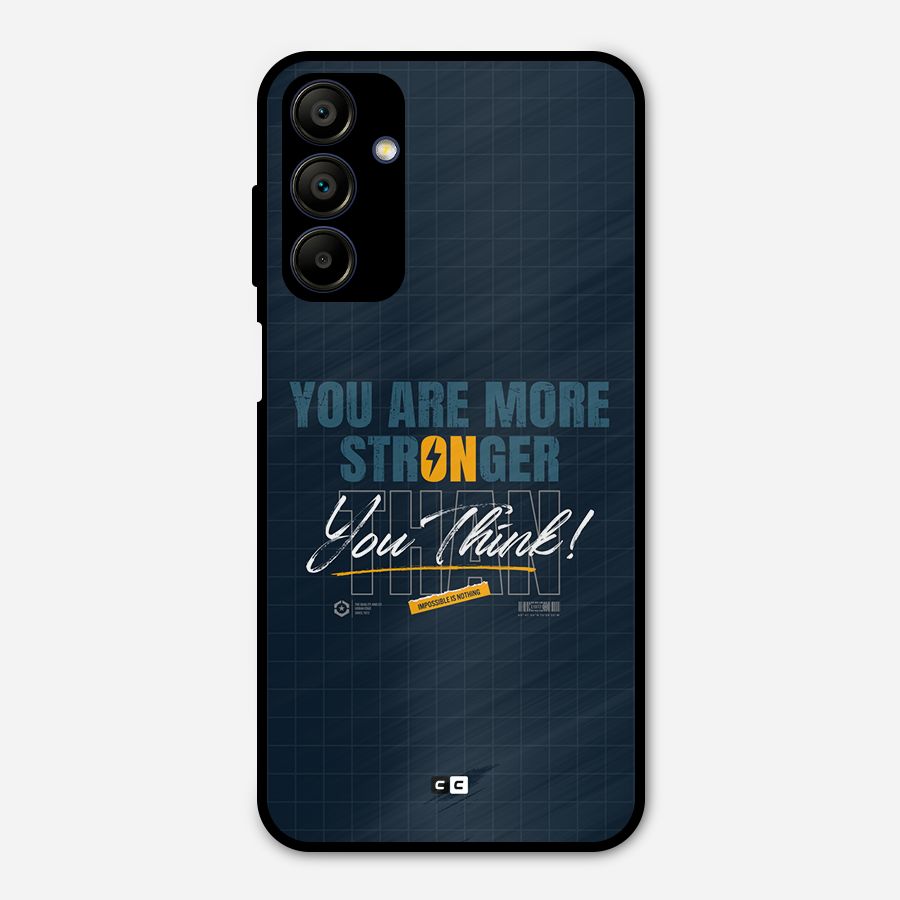 More Stronger Metal Back Case for Galaxy A15 5G