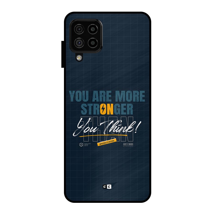 More Stronger Metal Back Case for Galaxy A22 4G