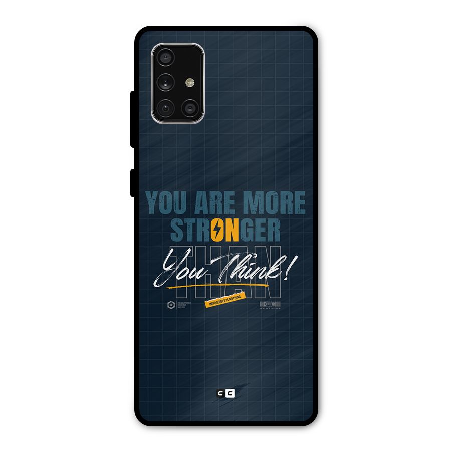 More Stronger Metal Back Case for Galaxy A71