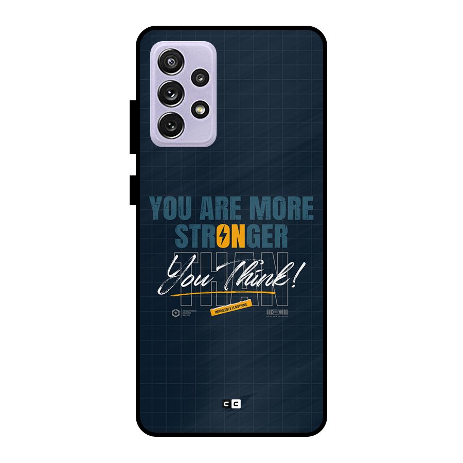 More Stronger Metal Back Case for Galaxy A72