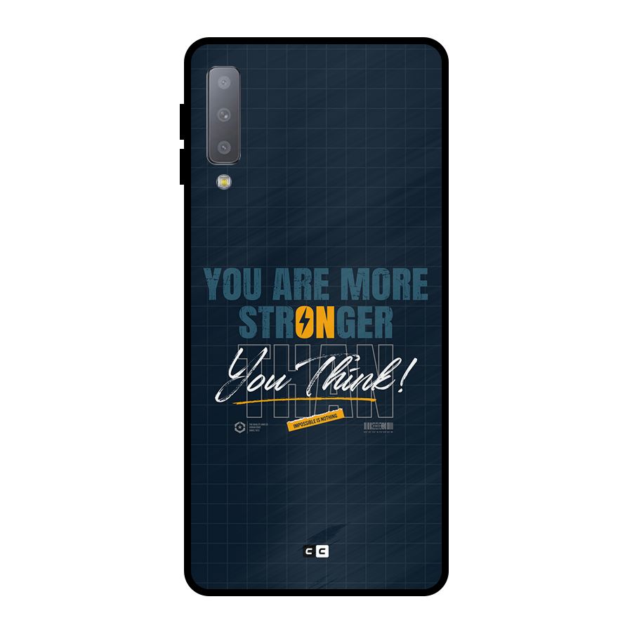 More Stronger Metal Back Case for Galaxy A7 (2018)